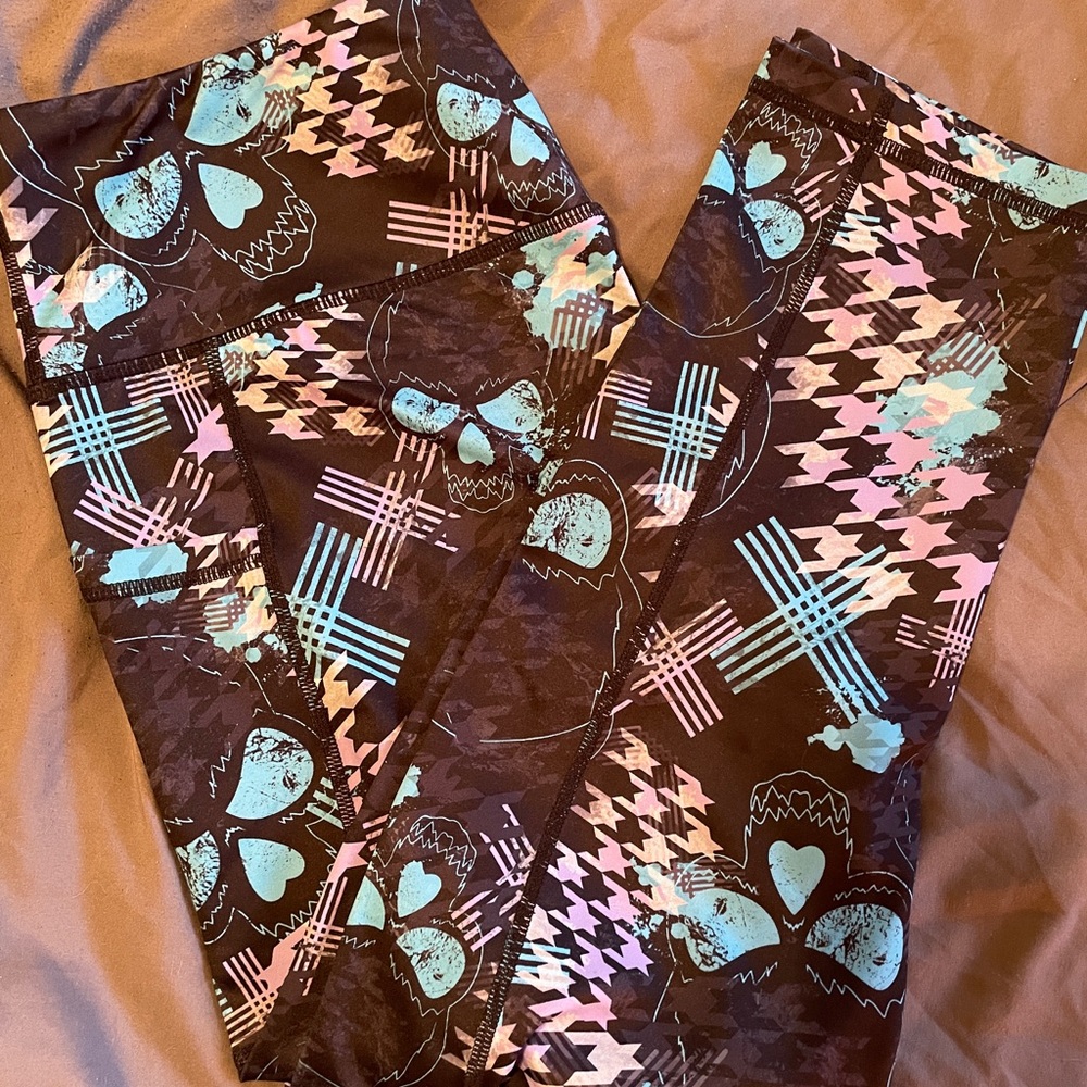 Constantly Varied Gear Celestial Abstract Capri Leggings